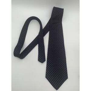 Bert Pulitzer Regent Mens Silk Tie Hand Finished Blue USA